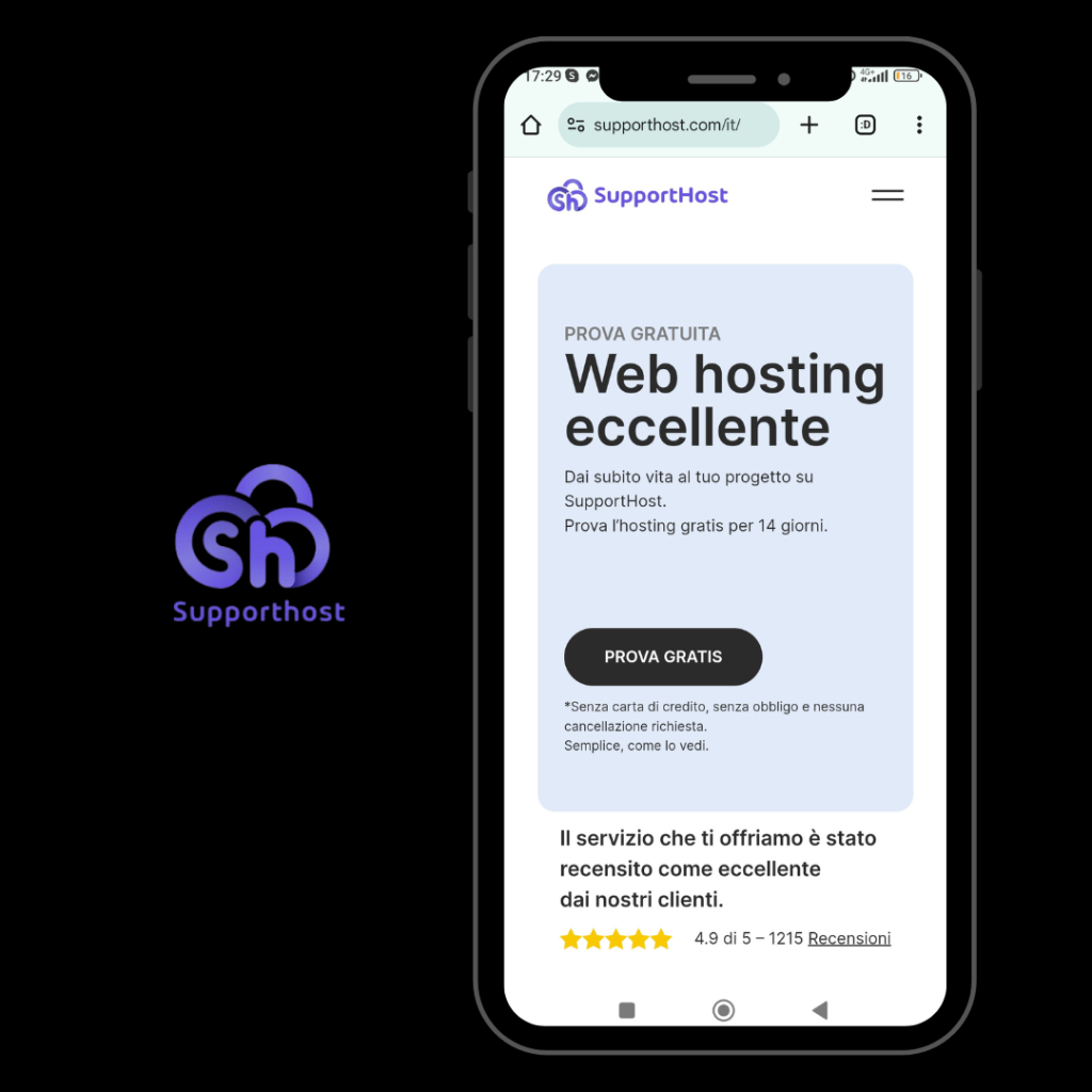 support host web hosting eccellente