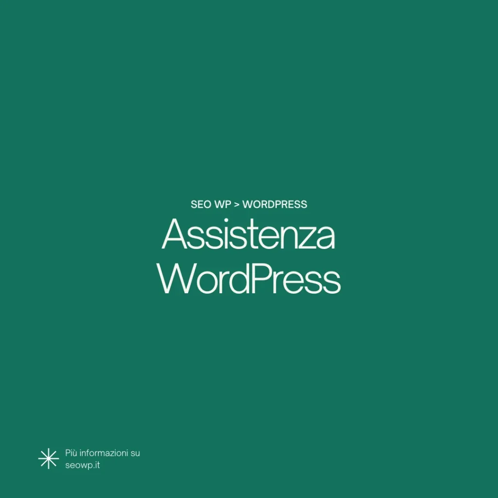 assistenza wordpress